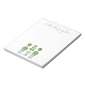 Bloc-notes couleur vert Aquarelle (Tourné)