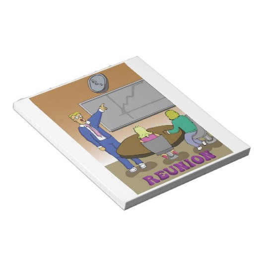 Bloc-notes - couverture de réunion (Bloco de botas (Incliné)