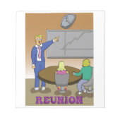 Bloc-notes - couverture de réunion (Bloco de botas (Devant)