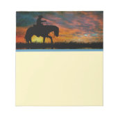 Bloc-notes Cowboy (Devant)