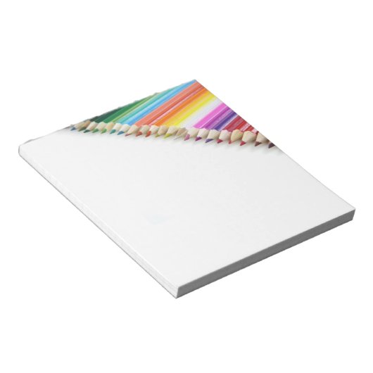 Bloc-notes crayons coloré (Incliné)
