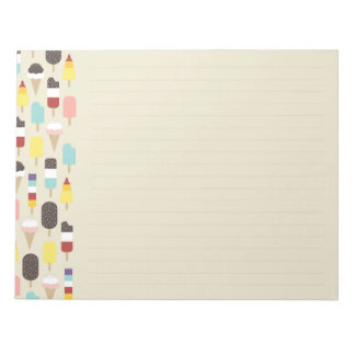 Bloc-notes Crème glacée & Traitements congelés (Li