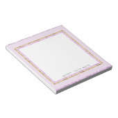 Bloc-notes Crystal Rose et Gold 5,5 pouces x 6 pou (Incliné)