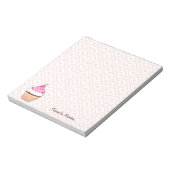 Bloc-notes Cupcake rose (Tourné)