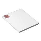Bloc-notes D initial éclairé (Incliné)