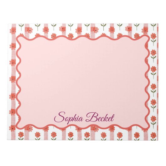 Bloc-notes Daisy Coquette (Devant)