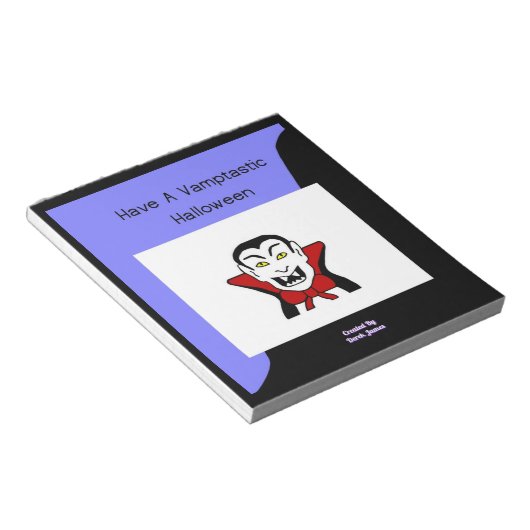 Bloc-notes d'alloween Vamptastique (14 cm x 15,2 c (Incliné)
