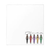 Bloc-notes Dancer multicolores (Devant)