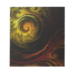 Bloc-notes d'art Abstrait floral Sunrise