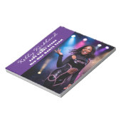 Bloc-notes d'autographe de danse moderne gras pour (Tourné)