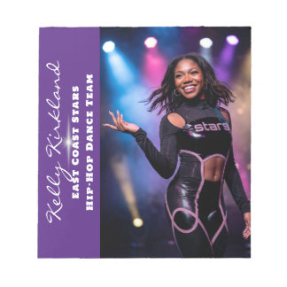 Bloc-notes d'autographe de danse moderne gras pour
