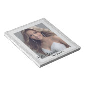 Bloc-notes d'autographes Silver Glitz (Incliné)