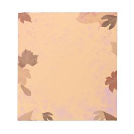 Bloc-notes d'automne