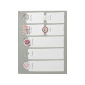 Bloc-notes de 11 po x 8,5 po - 40 pages (Tourné)