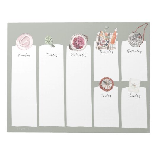 Bloc-notes de 11 po x 8,5 po - 40 pages (Devant)