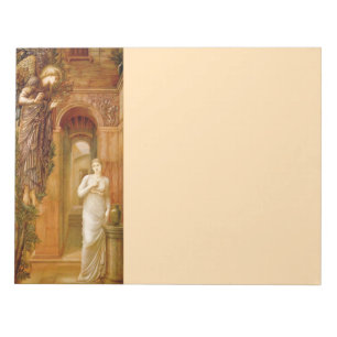 Bloc-notes de 11x8,5 pouces avant Raphaelite Angel