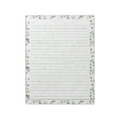 Bloc-Notes De 40 Pages Avec Aquarelle Eucalyptus (Tourné)