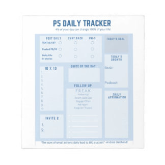 Bloc-notes de 5,5 po x 6 po - 40 pages