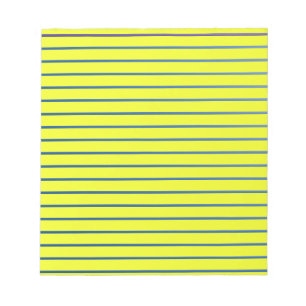 Bloc-notes de 5,5 po x 6 po à liner jaune - 40 pag