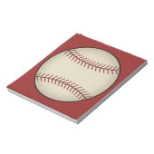 Bloc-notes de baseball rouge (Tourné)