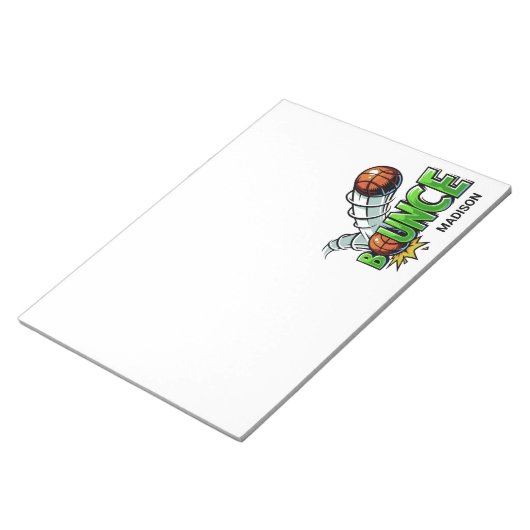 Bloc-notes de basket-ball "Bounce" (Incliné)