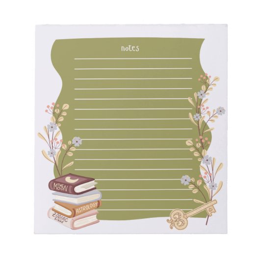 Bloc-notes de bibliothèque secrète (Devant)