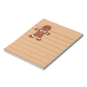 Bloc-notes de biscuits au gingembre  (Tourné)