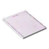 Bloc-notes de bordure pointillé Lavender (Incliné)