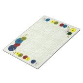 Bloc-notes de boutons texturés (Incliné)