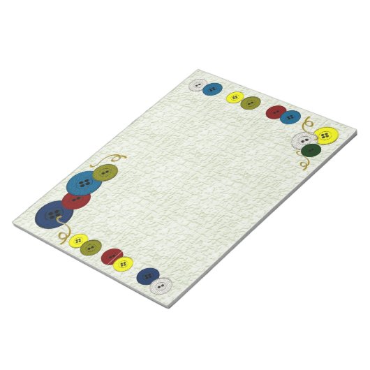 Bloc-notes de boutons texturés (Incliné)