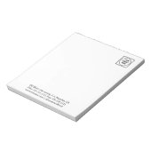 Bloc-notes de branding promotionnel avec logo d'hô (Tourné)