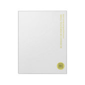 Bloc-notes de bureau à logo personnalisé pour le b (Tourné)
