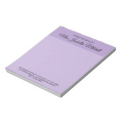 Bloc-notes de bureau couleur tendance - Violet ten (Tourné)