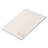 Bloc-notes de bureau Minimal Breathe Bunny (Incliné)