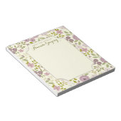 Bloc-notes de bureau personnalisé Wild Garden Flor (Incliné)