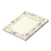 Bloc-notes de bureau personnalisé Wild Garden Flor (Tourné)