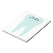 Bloc-notes de bureau pour dentistes avec logo gros (Tourné)
