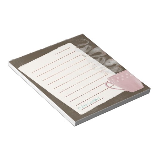 Bloc-notes de café (Incliné)