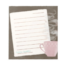 Bloc-notes de café