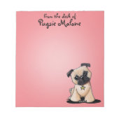 Bloc-notes de Carlin KiniArt personnalisé (Devant)