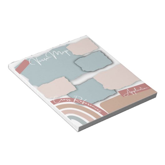 Bloc-notes de carte de verso (Incliné)