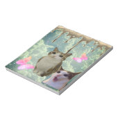 bloc-notes de chat ruisselant d'or (Tourné)