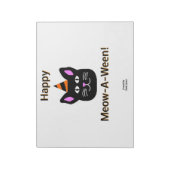 Bloc-notes de chats noir Meow-A-Ween (27,9 cm x 21 (Tourné)
