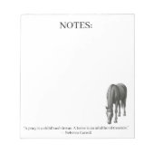 Bloc-notes de cheval (Devant)