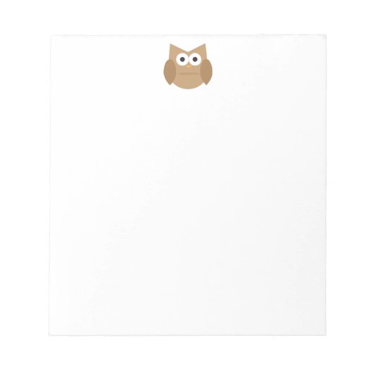 Bloc-notes de chouette Brown (Devant)