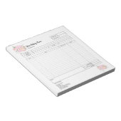 Bloc-notes de commande de mélangeur de boulangerie (Incliné)