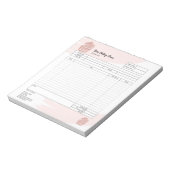 Bloc-notes de commande de mélangeur pour cupcake (Tourné)