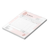 Bloc-notes de commande de mélangeur pour cupcake d (Tourné)