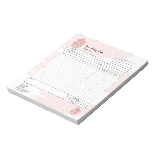 Bloc-notes de commande de mélangeur pour cupcake d (Tourné)
