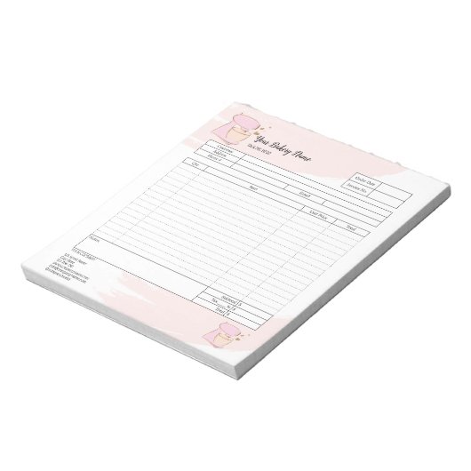 Bloc-notes de commande et facture pour mélangeur d (Tourné)